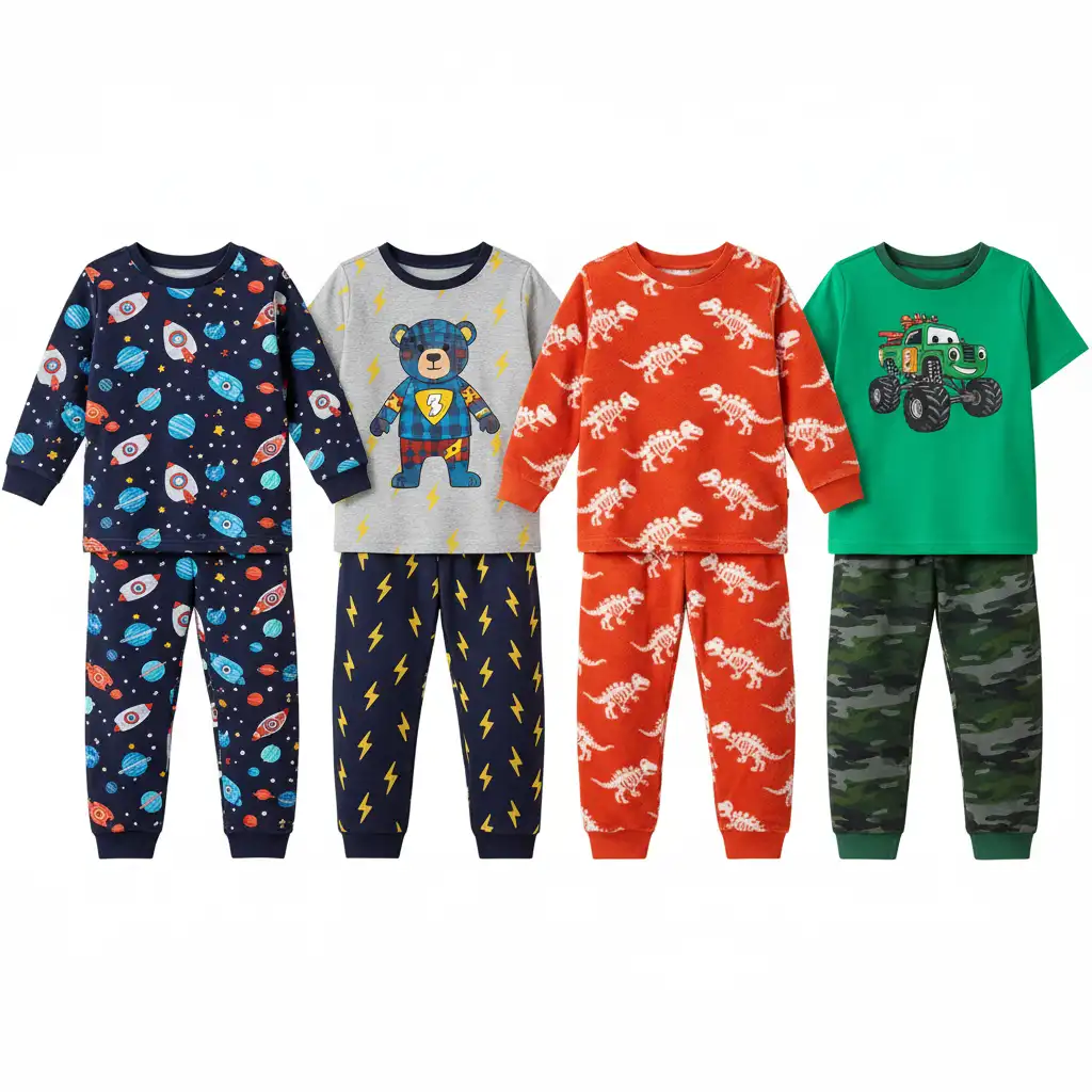 Customizable Boys Pajamas for USA