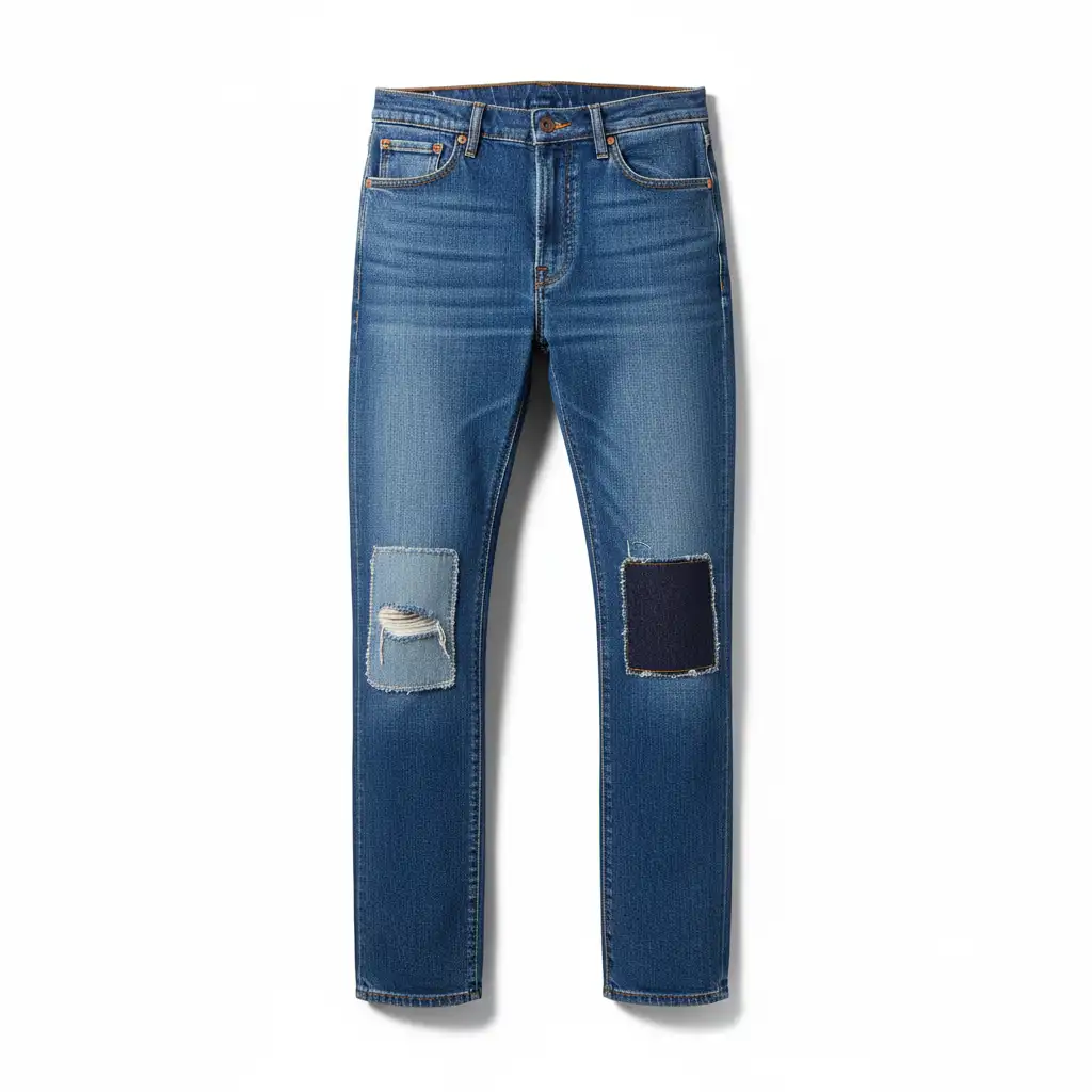 Customizable Patchwork Jeans for USA Market