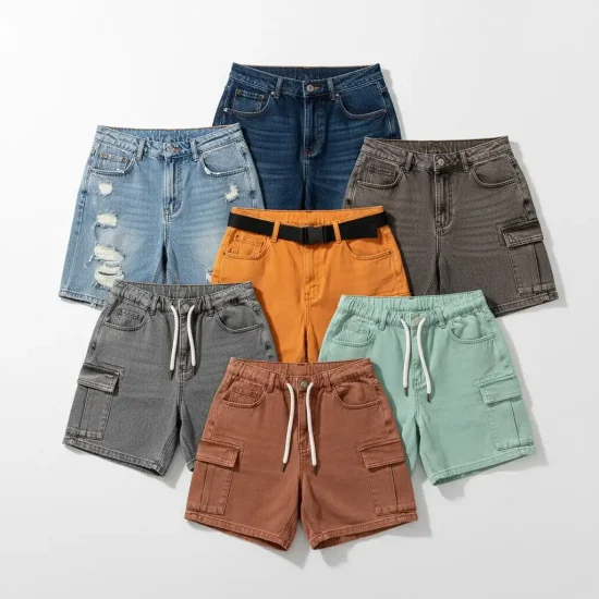Denim Cargo Shorts | B2b Supplier to European & USA Buyers