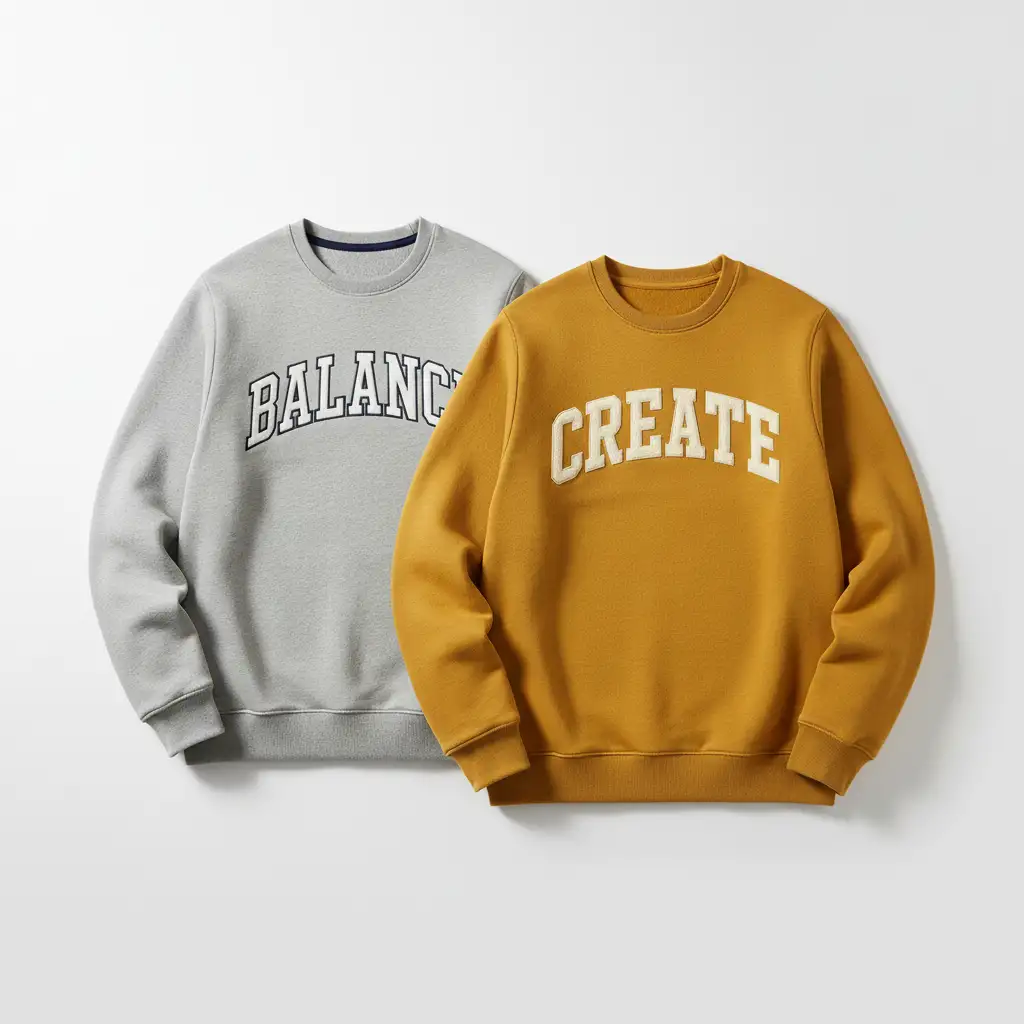 Embroidered Sweatshirts | Manufacturer for American &#038; European Brands