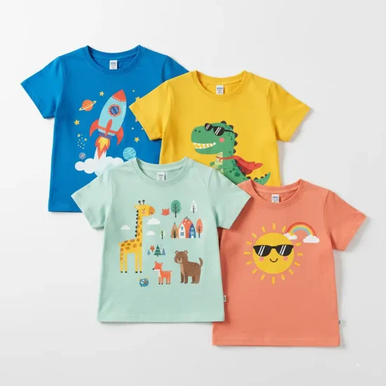 Kids Custom Printed T-shirts Factory for US Importers