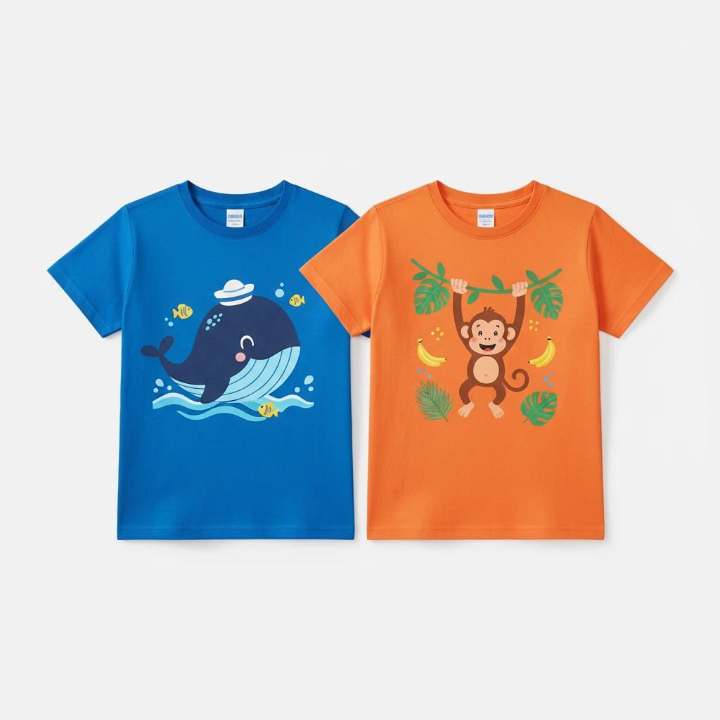 Kids T-shirts | Romania & American Brands Manufacturer