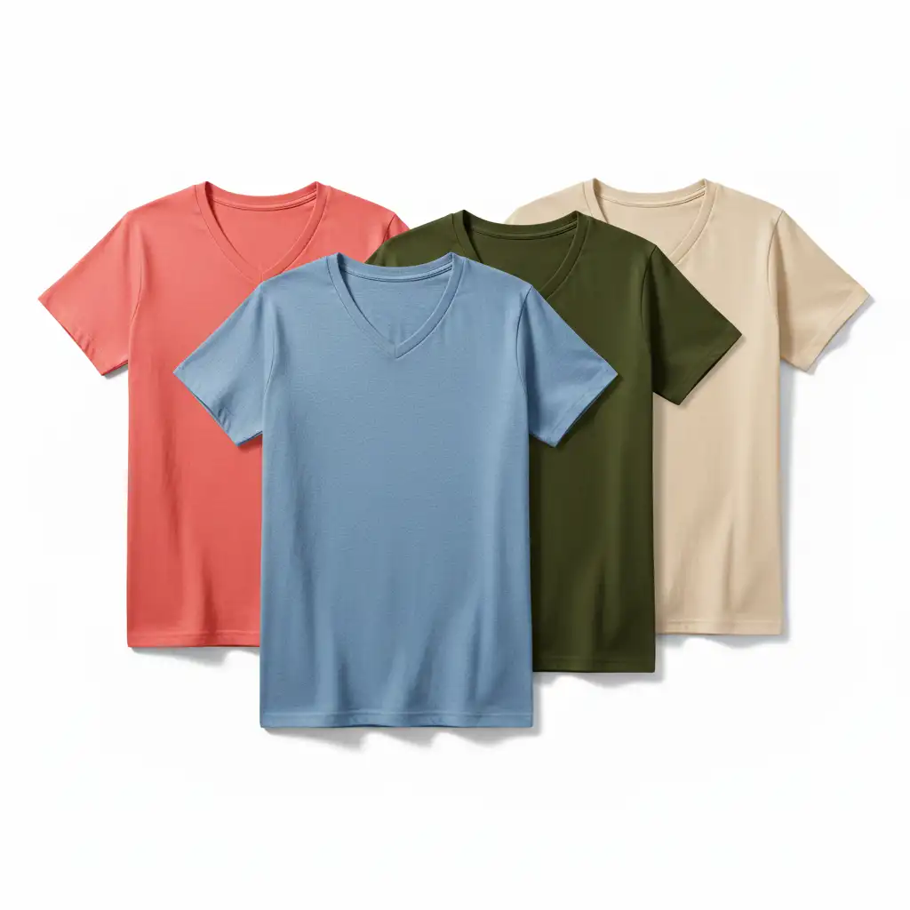 Leading v-neck T-shirts Factory for US Market