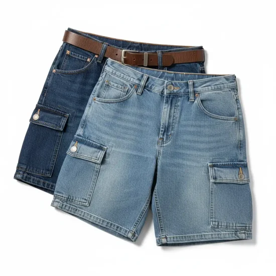 Mens Denim Cargo Shorts | European & USA Suppliers