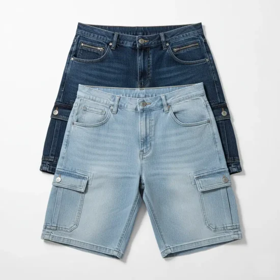 Mens Denim Cargo Shorts | USA & European Brands Supply