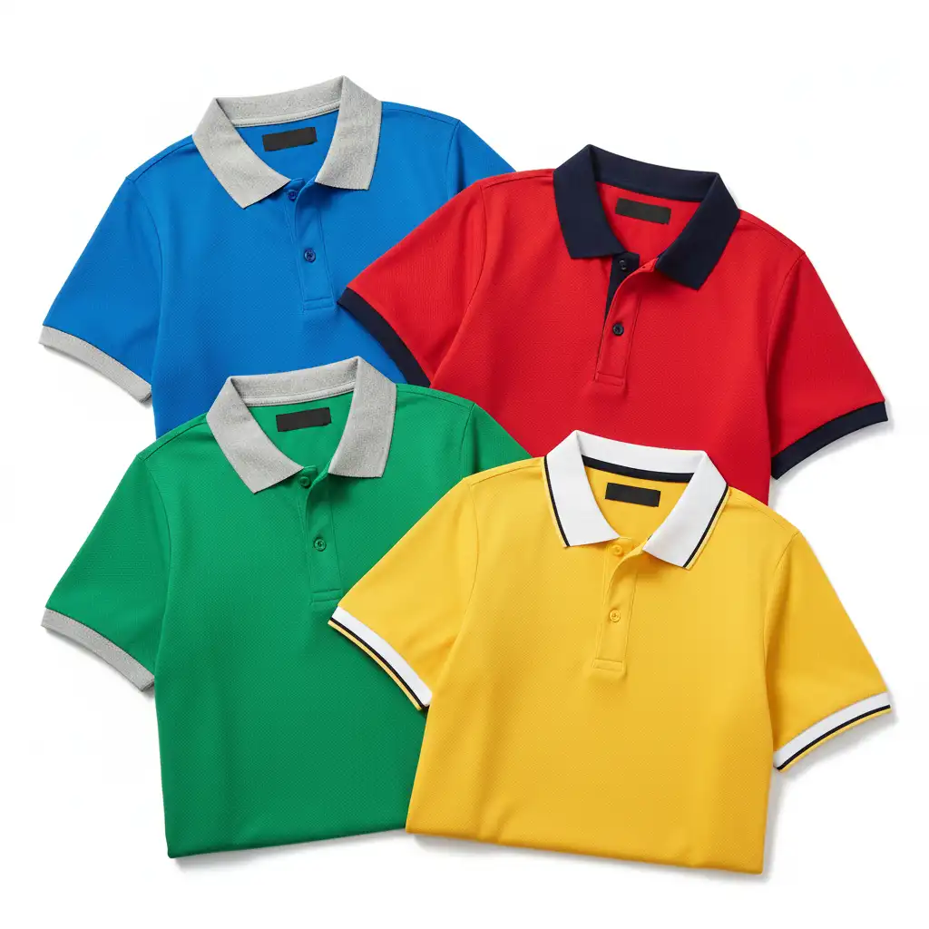 Polyester Polo Shirts Manufacturers for US Clothing Brands