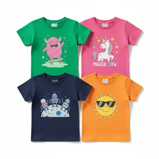 Printed Kids T-shirts Wholesale for USA Importers