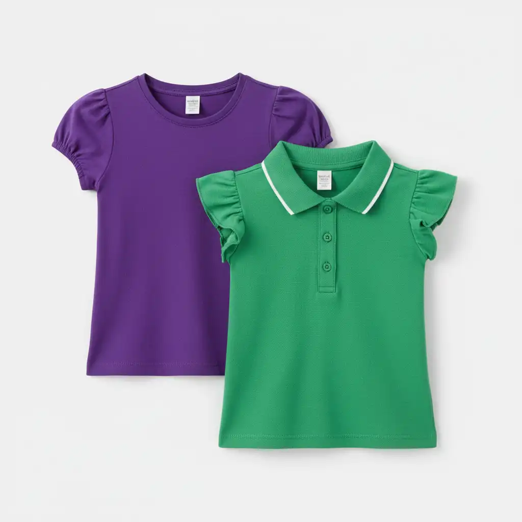 School Cap Sleeve Tops | Quality Apparel for European & USA