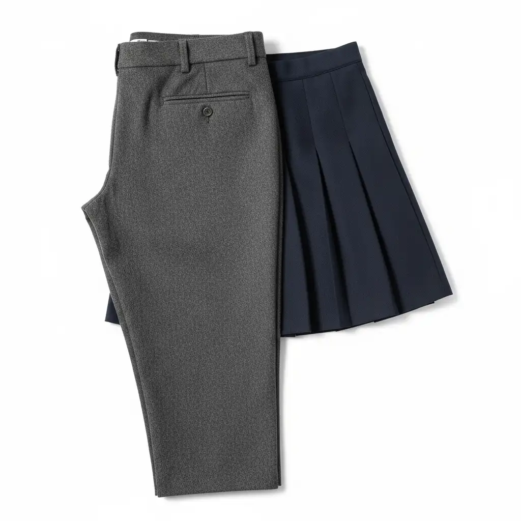 School High Waist Pants | Manufacturer for European & USA Labels