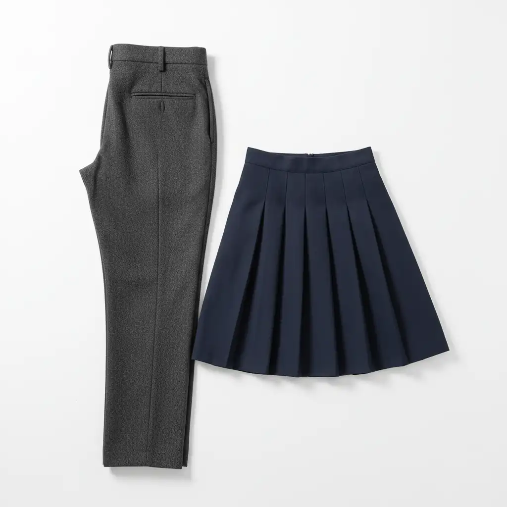 School High Waist Pants | Supplier for European & USA Brands