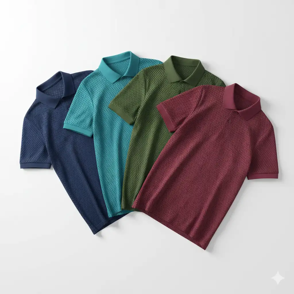 Top Mesh Fabric Polo Shirt Suppliers for US Market