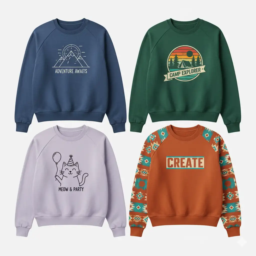 Trusted USA Round Neck Sweatshirts Manufacturing Company