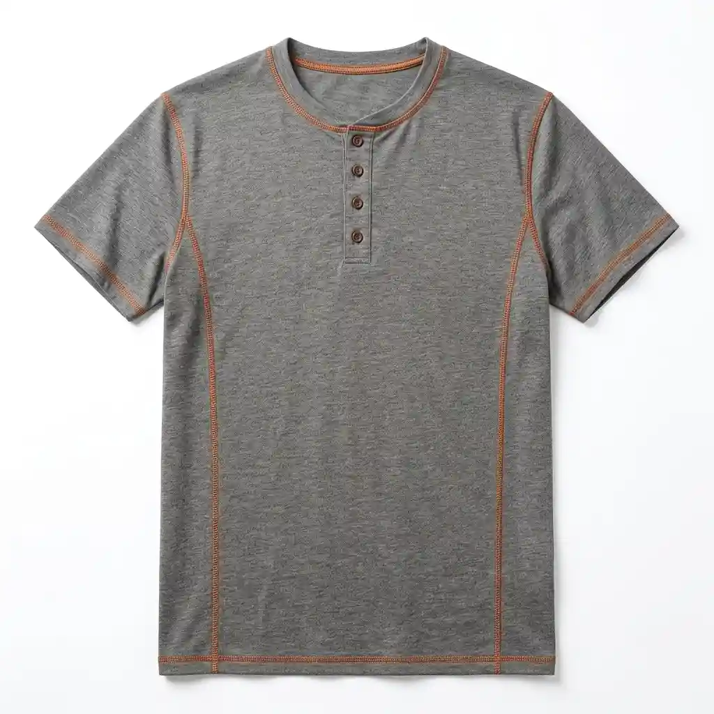Men's Short Sleeve Henley Shirt Manufacturer