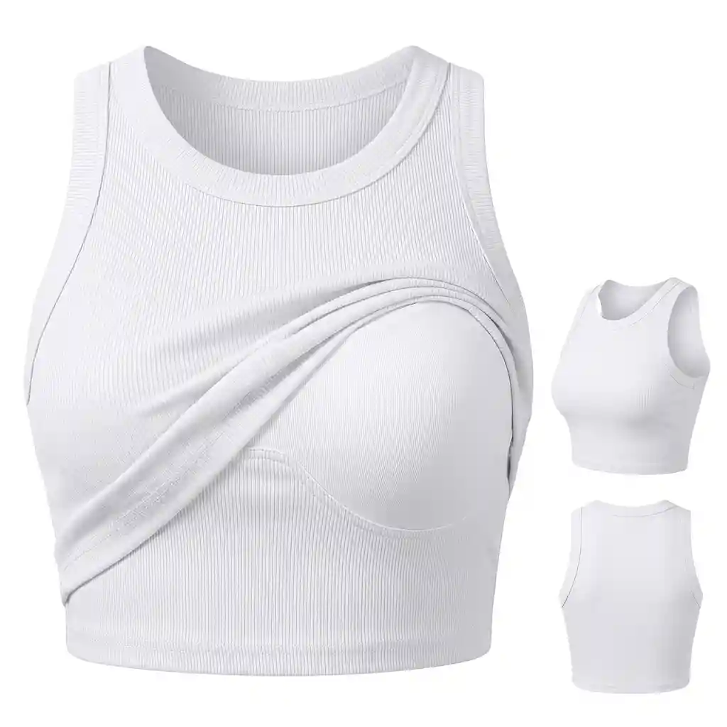 Women Ribbed Fitted Tank Tops