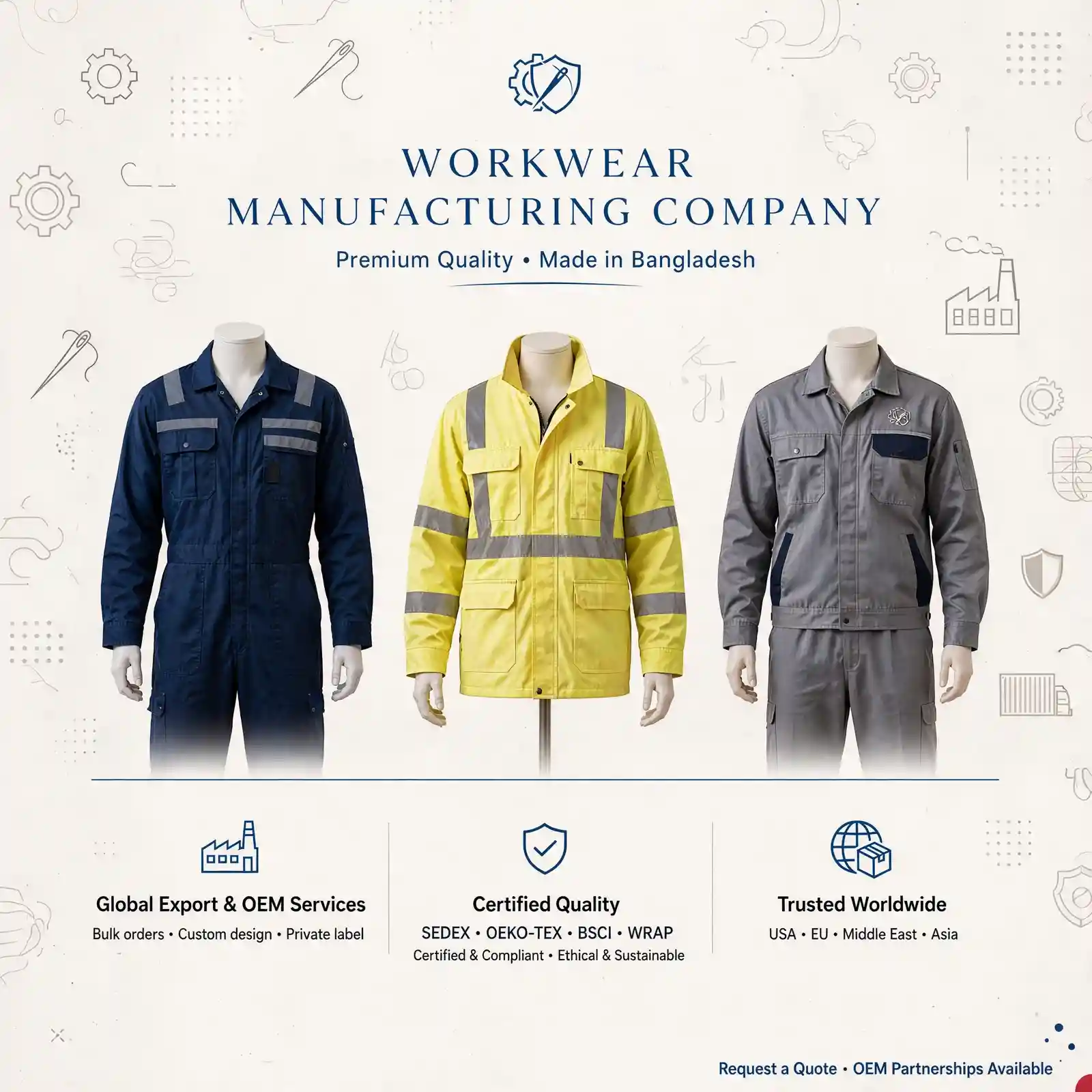SiATEX Bangladesh - Workwear Manufacturing Company in Bangladesh Workwear Manufacturing Company in Bangladesh